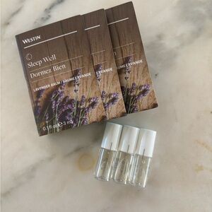 NEW Westin Sleep Well Aromatherapy Lavender Balm - Set of 6 Bottles